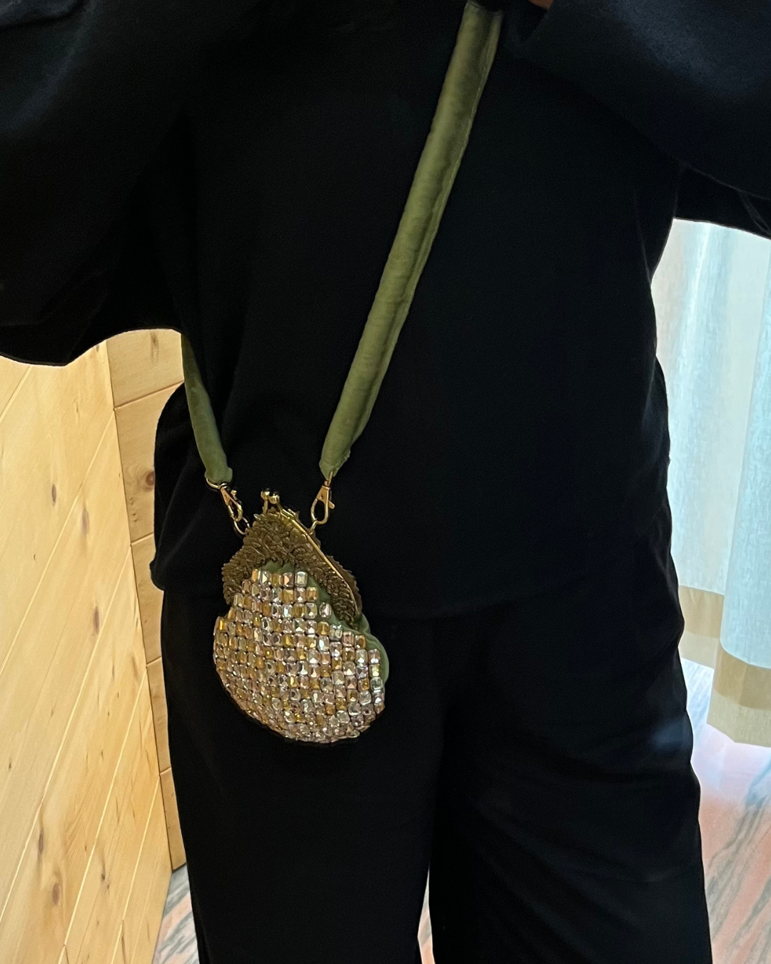 Prima Donna Mini Bag - Pistachio Bejeweled